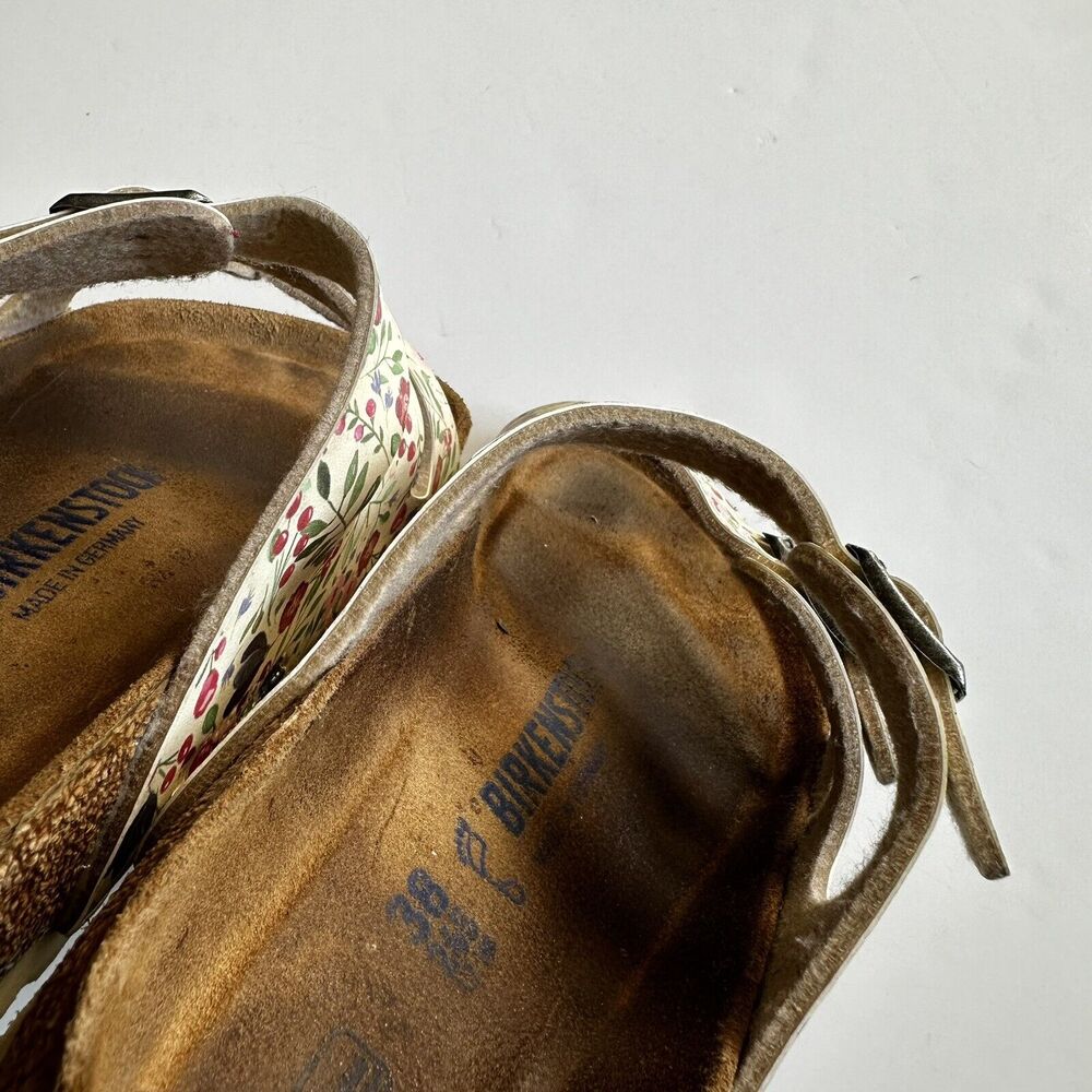 Birkenstock Florida Floral Pattern Women’s Size EU 38 US 7.5 - Picture 10 of 13